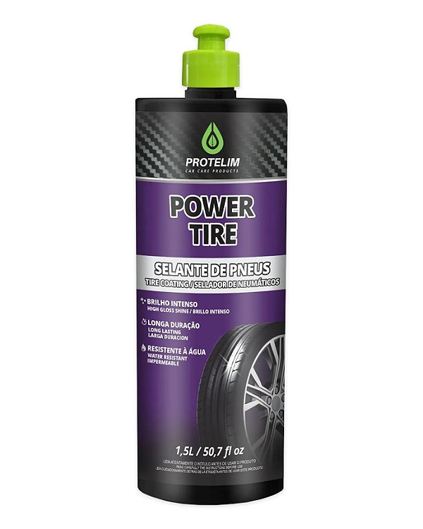 Limpa Pneu Pretinho Hidratante Power Tire 1,5L Protelim