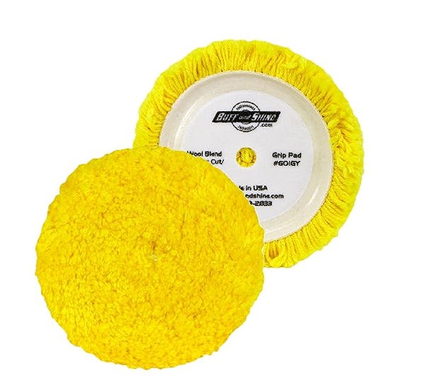 Boina de lã Natural Acrílica 6 polegadas Corte Buff & Shine