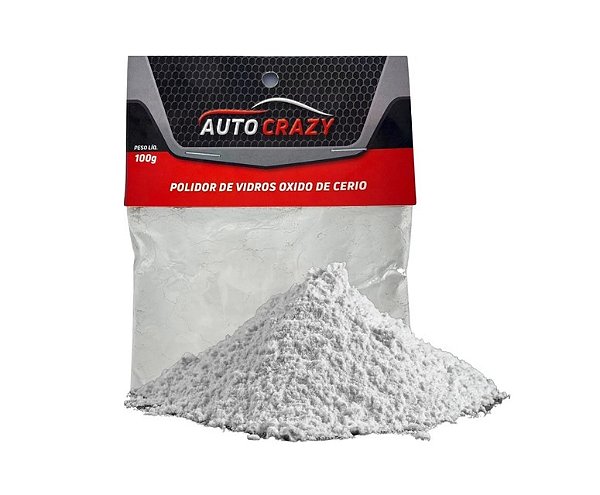 Polidor de Vidros Óxido de Cério 100g Auto Crazy