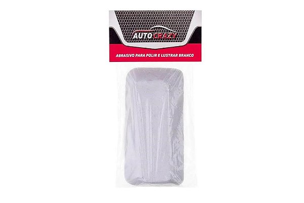 Abrasivo Para Polir e Lustrar Metais Branco Auto Crazy