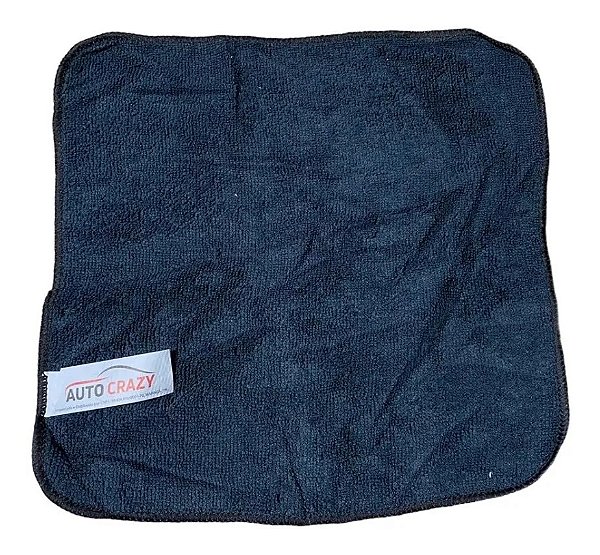 Pano Microfibra 210GSM Black 29X29CM Auto Crazy