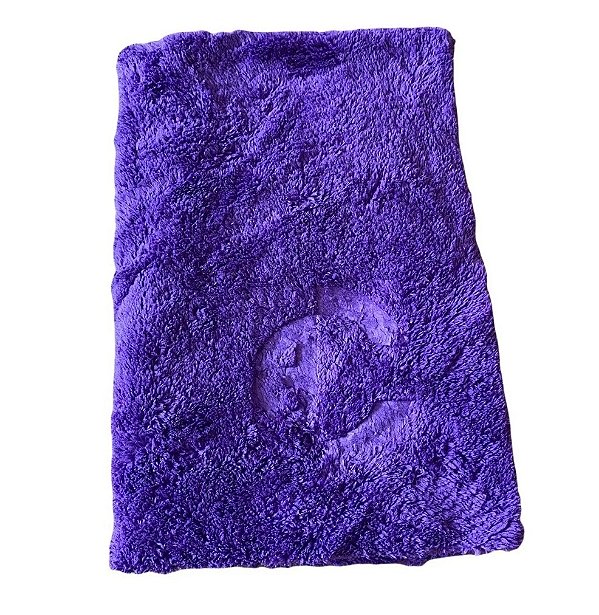Pano Microfibra Super Soft Roxo 450gsm 40x60cm Auto Crazy