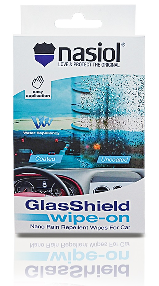 Glasshield Wipe-on Lenço Repele Chuva 2 Anos Proteção Nasiol