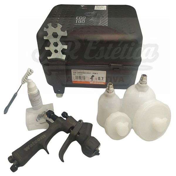 Pistola Ego Carbonio HVLP 0,7 Walcom