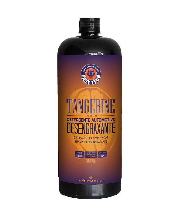 Shampoo Tangerine Desengraxante 1:100 Dosador 1,5Lt Easytech