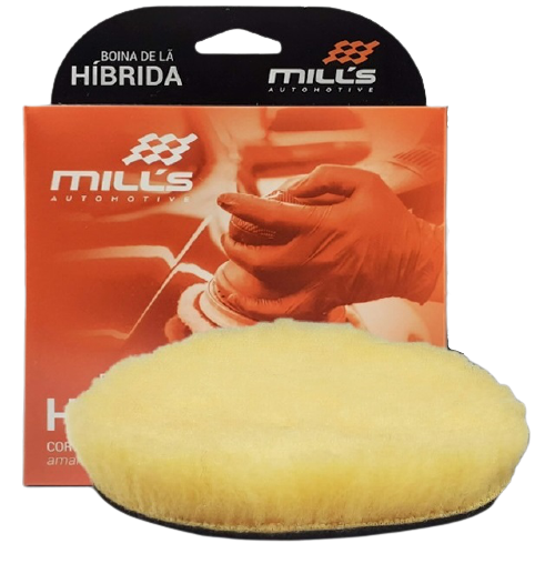 Boina Lã Hibrida Amarela 3" corte leve Mills