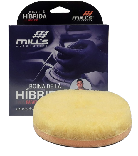 Boina Lã 5" Roto Forçada espuma laranja Rafael Senzi Mills