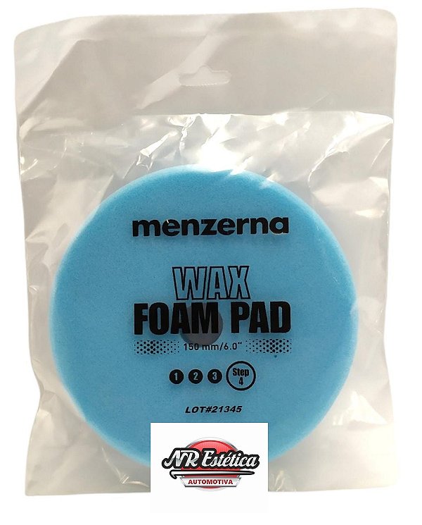 Menzerna Boina Espuma Azul 150mm - Super Lustro com Furo