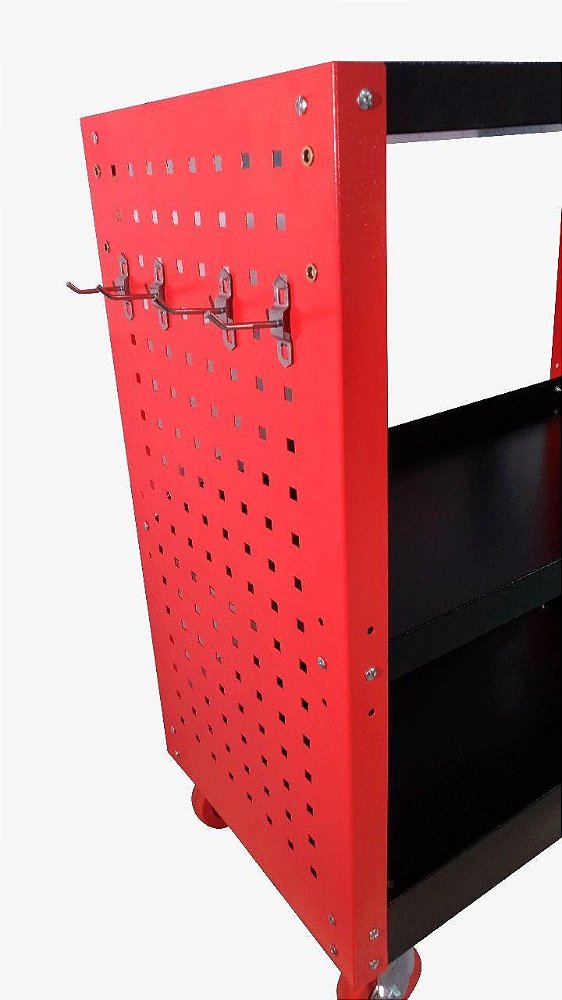 CARRINHO EM AÇO MODELO DETALHADOR PROFISSIONAL 83X45X19