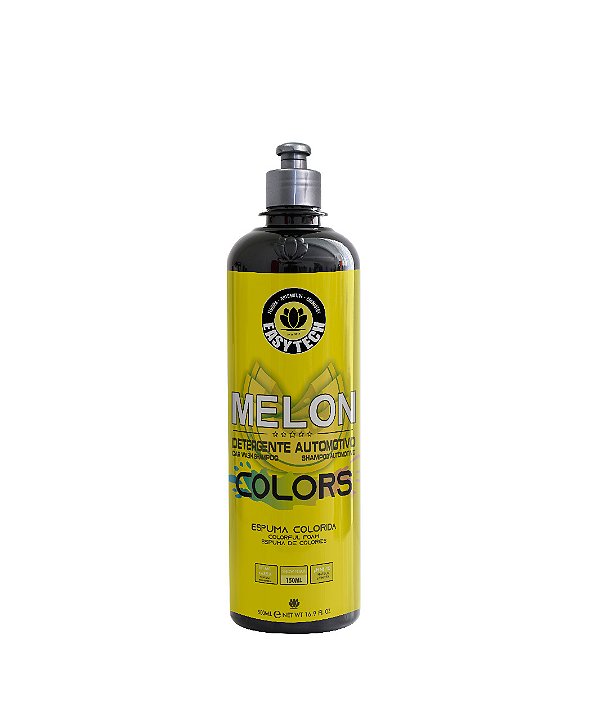 Shampoo Automotivo Melon Colors Amarelo 1:150 500ml Easytech