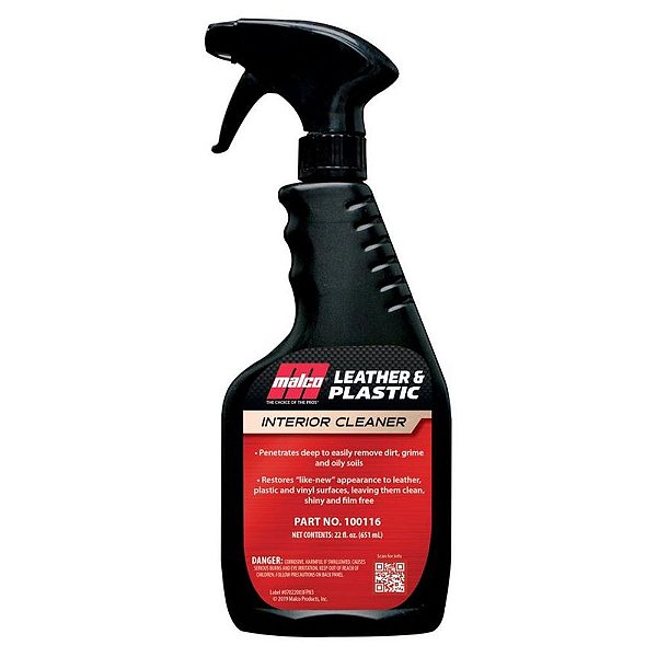 Limpador Malco Leather e Plastic Cleaner 651ml