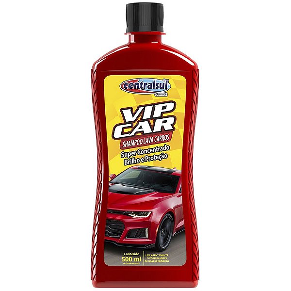Shampoo Lava Carros 500ml Vip Car - Centralsul