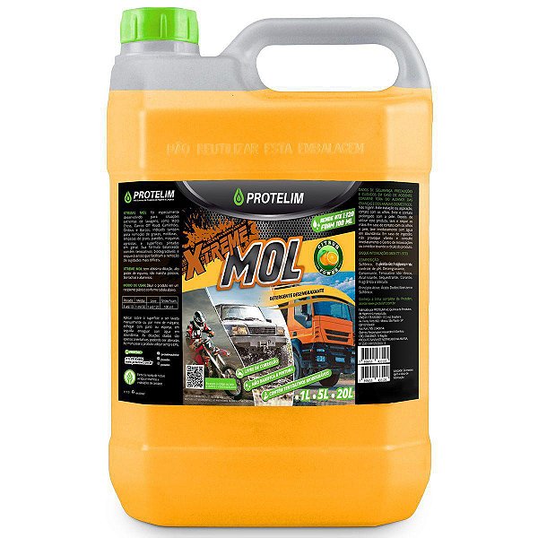 Shampoo  Desengraxante Automotivo  Xtreme Mol 5L