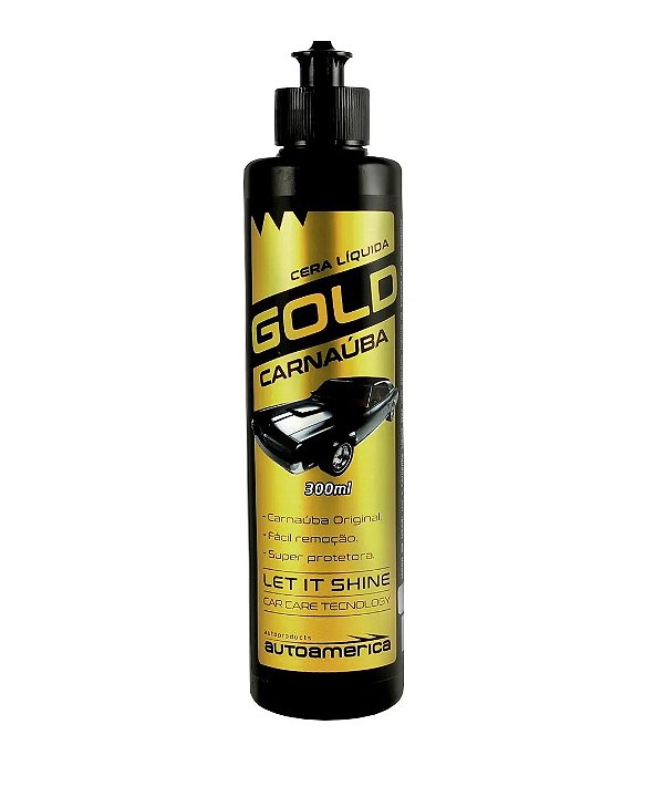 Cera De Carnaúba Líquida Gold Autoamerica 300ml