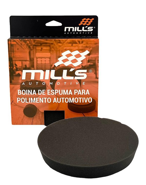 Boina de Espuma Preta 5'' Lisa Mills