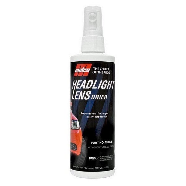 Preparador Headlight Lens Drier 236ml Malco