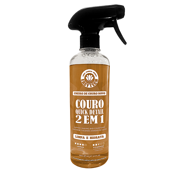 Limpa E Hidrata Couro 2 Em 1 Quick Detail Easytech 500ml