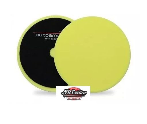 Boina Espuma Low Cost Amarela Refino 6 Pol 150mm Autoamerica