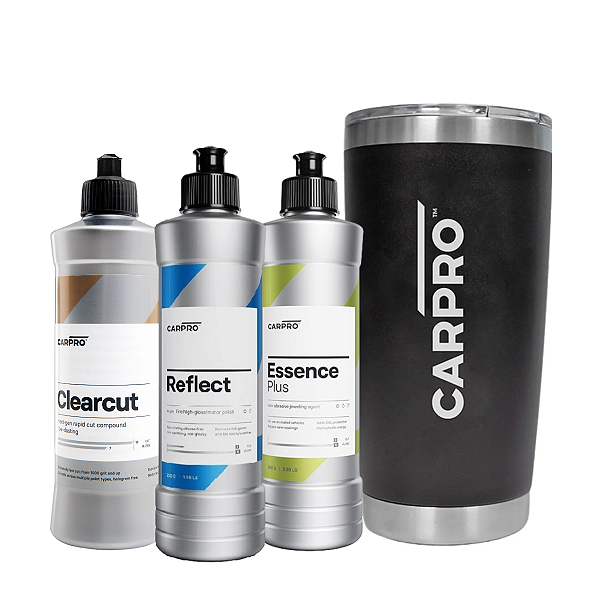 Kit Polimento Completo + Brinde Personalizado CarPro