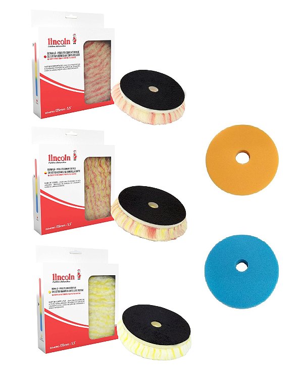 Kit Boinas Lincoln Corte Pesado Médio Leve 5,5 para Rotativa