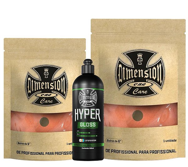 Kit Dimension Composto Refino+ Boinas de Espuma Refino 5" 6"