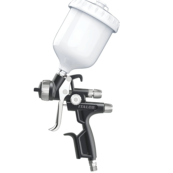 Pistola Pintura HVLP 1,4mm 600ml ITALCO PRETA