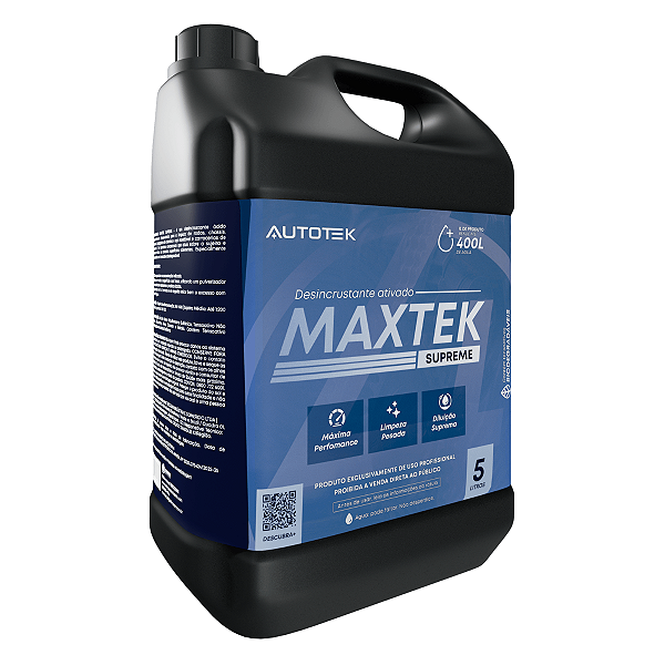 Desincrustante Concentrado Maxtek Supreme 5L 1:400 Autotek