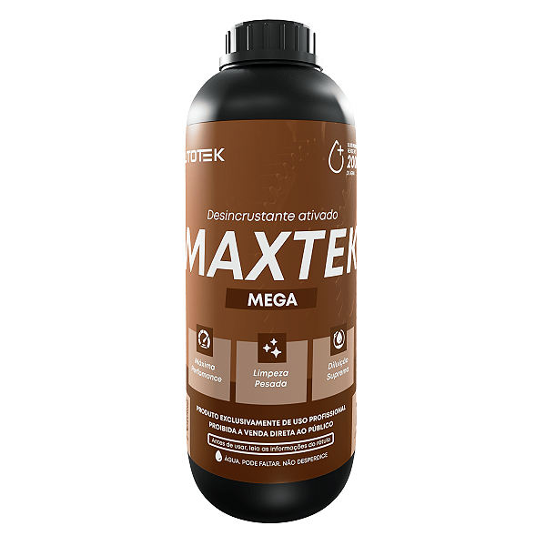 Desincrustante Ativado Maxtek Mega 1L 1:200 Autotek