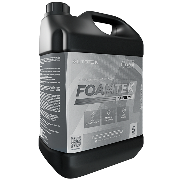 Shampoo Automotivo Neutro Foamtek Supreme 5L 1:400 Autotek