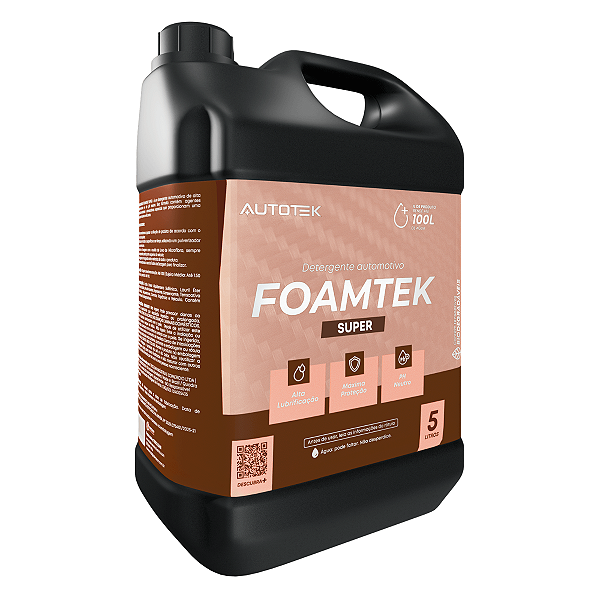 Detergente Automotivo Foamtek Super 5L 1:100 Autotek
