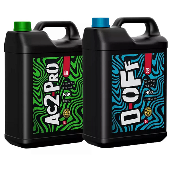 Kit Limpeza Pesada Motores e Chassis AC2 e D-OFF 5L DubBoyz