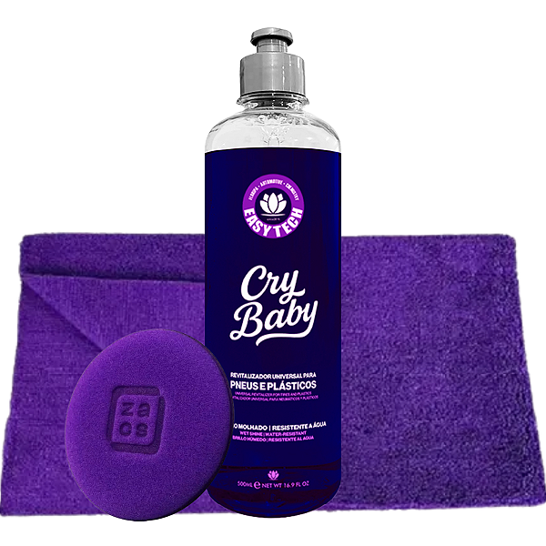 Kit Revitalizador Cry Baby 500ml + Aplicador e Microfibra