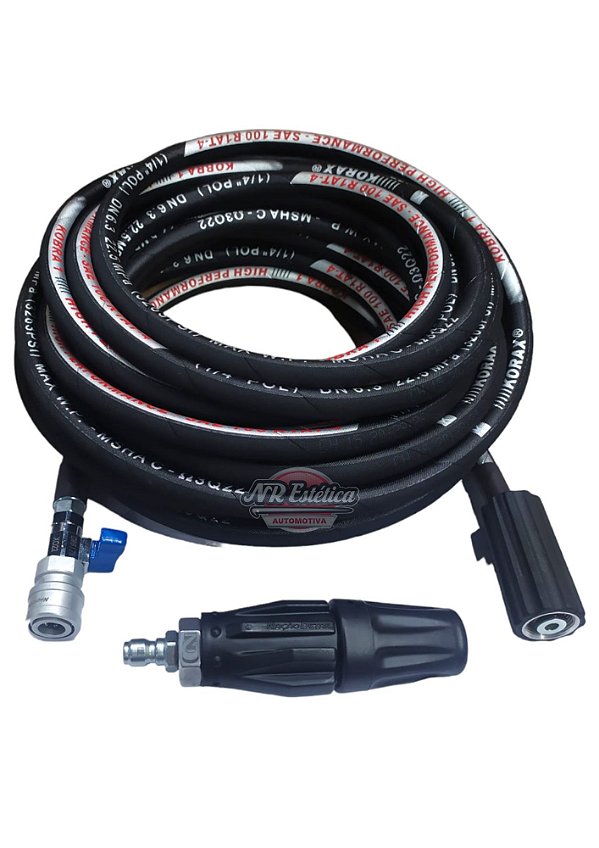 Mangueira Aço 12 Metros com Engate Rápido Nação Detail