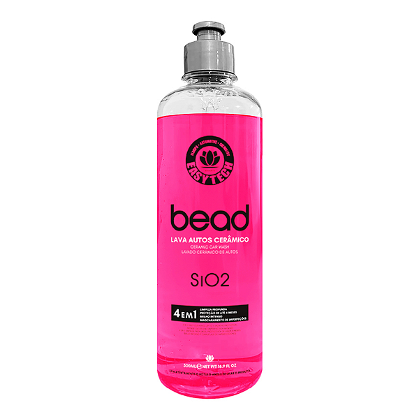Lava Autos c/ Proteção Cerâmica 4 em 1 Bead 500ml Easytech