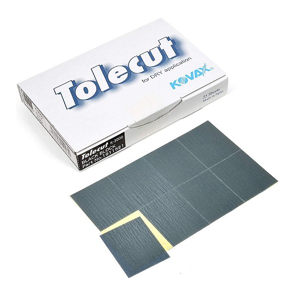 Folha Lixamento a Seco Tolecut Preto K-3000 Kovax