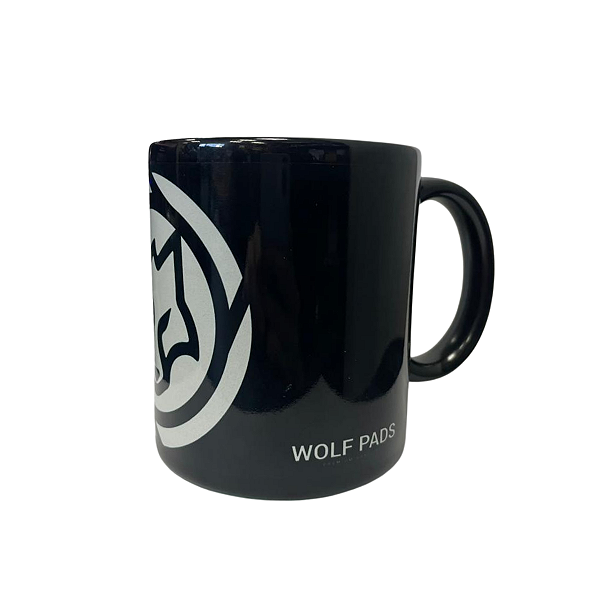 Caneca Preta Wolf Pads