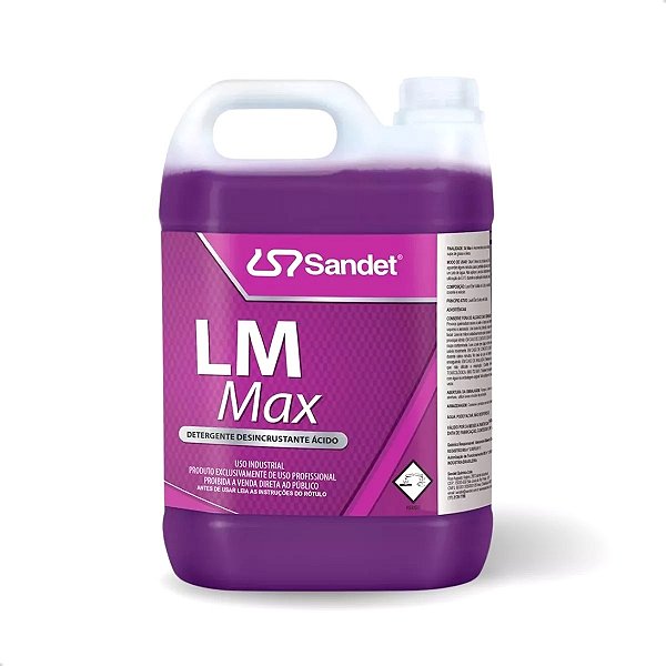 LM Max Desincrustante Ácido 5 Litros Sandet