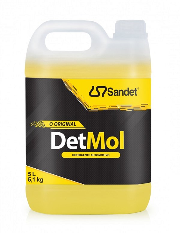 Shampoo Automotivo Limpeza Pesada Det Mol 5 litros Sandet
