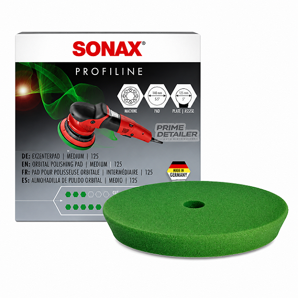 Boina de Espuma Verde 125mm 5pol. Sonax