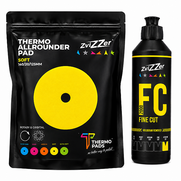 Kit Refino FC 2000 250ml + Boina Amarela 5"