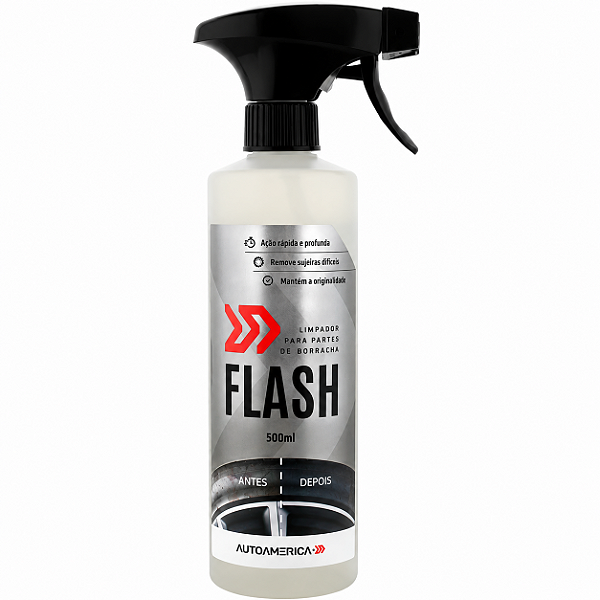 Limpador de Borracha Flash 500ml AutoAmerica