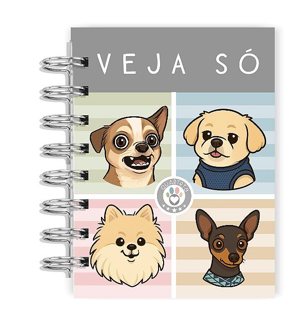 Planner 2026 Quarteto cinza