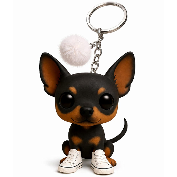 PRÉ-VENDA Quarteto Pop Pet - Chaveiro “Tênis” do Calvonildo