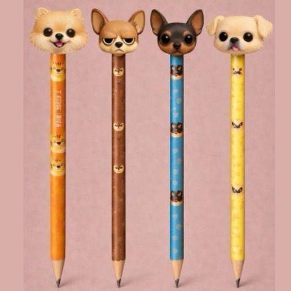 PRÉ-VENDA Quarteto Pop Pet - Topper de Lápis - Kit Veja Só