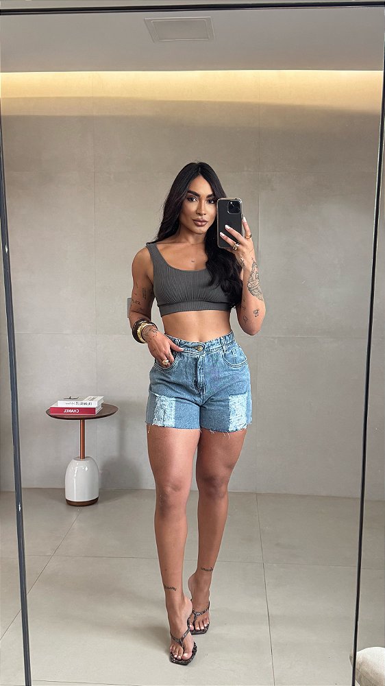 Shorts Jeans Destroyed