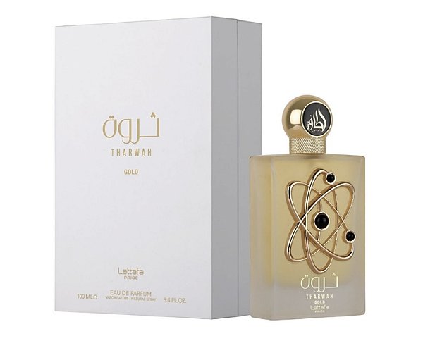 Perfume Lattafa Tharwah Gold Eau de Parfum Feminino 100ml