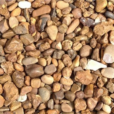 Seixo de Rio Marrom 25kg - Tam 1