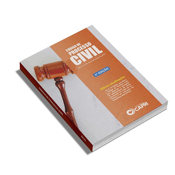 Livro Código De Processo Civil Atualizado 2ª Edição - Editora Capri