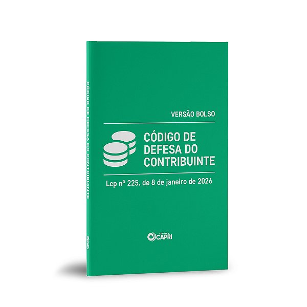 Livro De Bolso Código de Defesa do Contribuinte - Atualizado