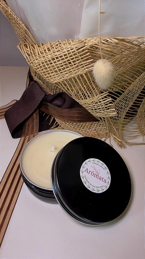 Vela Aromática na lata "Bambu"